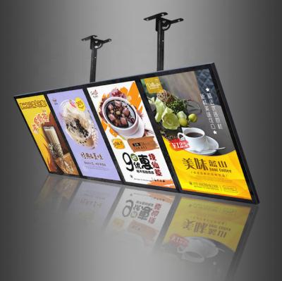 China Indoor Sign Board View Menu Board Aluminum Display Led Backlit Light Box Magnetic Advertising Light Box For Fast Food Restaurant for sale