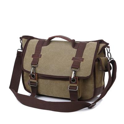 China Ourdoor bag men's canvas bag shoulder handbag bag large capacity briefcase for sale