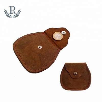 China Crazy Horse Leather Coin Holder Handmade Leather Slim Wallet Crazy Coin Case for sale