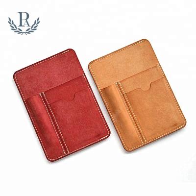 China Custom New Design Travel Case Custom Rfid Waterproof Blocking Genuine Leather Wallet Full Grain Passport Holder for sale