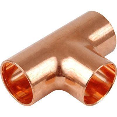 中国 ANSI JIS DIN Standard Copper Nickel Equal Tee with Custom Logo for Threaded Connections 販売のため