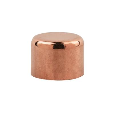 中国 Threaded Copper Pipe Cap for High Temperature Rating 400°F and Pressure Rating 150 PSI 販売のため