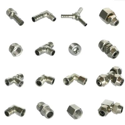 China Copper Nickel Union Elbow Tee Union Inner And Outer Filament Water Pipe Straight Transitional Fittings zu verkaufen