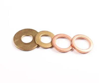 China Copper Silver Metal Washers Heat Resistant For High Temperature Environments Polishing Surface Treatment zu verkaufen