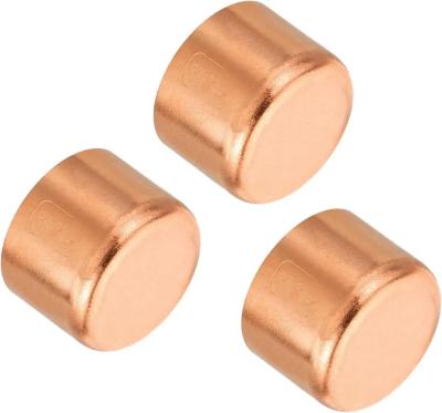 중국 150 PSI Pressure Rating Copper Pipe End Cover for Professional Pipe Fitting 판매용