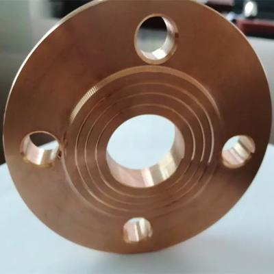 China Copper Nickel Flange Connector ASTM B466 UNS C70600 Slip On Flange Connector for sale