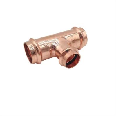 China Corrosion Proof Copper Nickel Equal Tee for Long Lasting Plumbing Solutions for sale