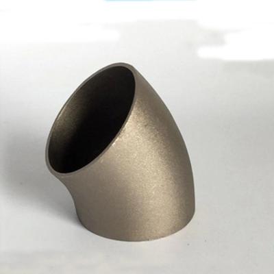 China Metal Long Radius Elbow Nickel Alloy ASME B16.9 Special Steel Pipe Fitting for sale