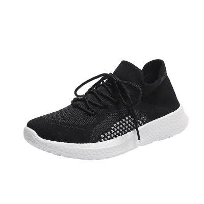 China EVA 2023 Breathable Summer New Flight Woven Shoes Female Ins Couple Soled Sneakers Female Thick Running Sports Shoes Men for sale