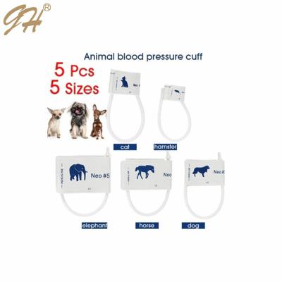 China eco-friendly/soft/skin-friendly NIBP presion manguito blood pressure dog/cat/pet blood pressure animal veterinary cuff for sale