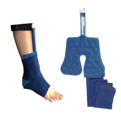 China Durable Adjustable Sports Injury Hot Cold Therapy Knee Ice Pack Wrap Pain Relief Patch With Elastic Straps for sale