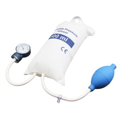 China Easy& Eco Friendly Plastic High Pressure Infusor Patient Care Reusable 500ml Pressure Infusion Bag for sale