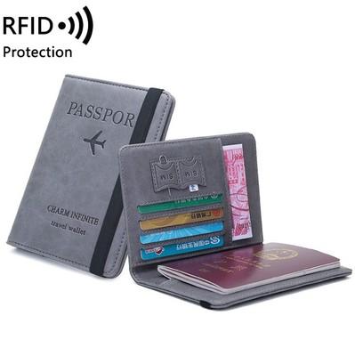 China RFID Passport RFID Book Blocking Collection Case Wallet Travel Documents Storage Bag for sale