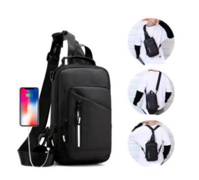 China New Fashion Water Proof Men's Chest Bag Multi-Functional One-Shoulder Outdoor Messenger Small Bag Leisure Travel Backpack for sale