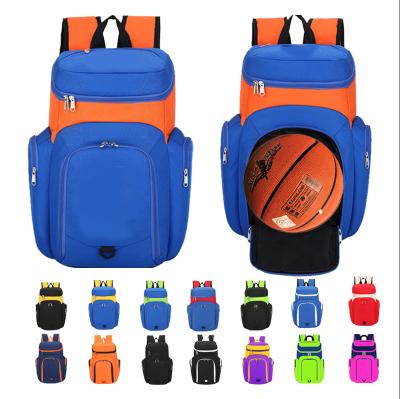 China Custom Logo Basketball Training Backpack Waterproof Backpack Men's Football Basketball Backpack for sale