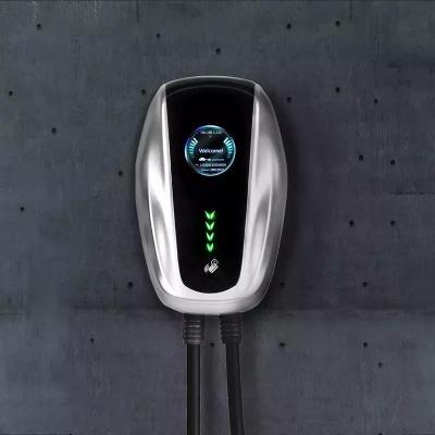 China Energy Mode 3 Type - Plug 2 1 Phase 3 Phase 7Kw AC Wallbox Electric Car EV Charger Charging Station With WiFi HG-CS08 for sale