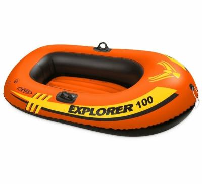 China INTEX 58329 100 explorer boat lakes and rivers 147*84*36cm small canoe inflatable inflatable boats for sale