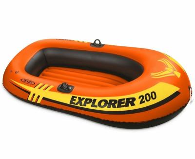 China INTEX 58330 Explorer 200 Inflatable Boat Offshore Waters 185*94*41cm Small Canoe Thickened PVC Double Seats Inflatable Boats for sale