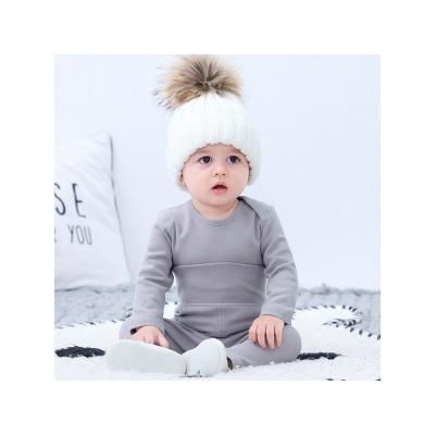 China Latest Design Top Quality Organic Winter Pajamas Pajamas Set Baby Anti Shrink for sale