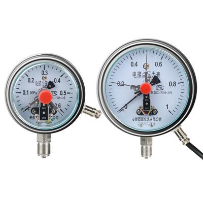 China 380V Ordinary Copper Alloy YX CP-26 Electric Contact Pressure Gauge for sale