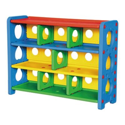 China Environment friendly kindergarten colorful multifunctional plastic cabinet for sale