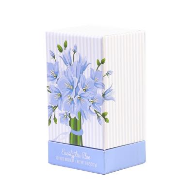 China Recycled Materials Cardboard Rigid Candle / Fragrance Gift Packaging Luxury New Arrival Boxes Simple Elegant Rigid Lid Box for sale