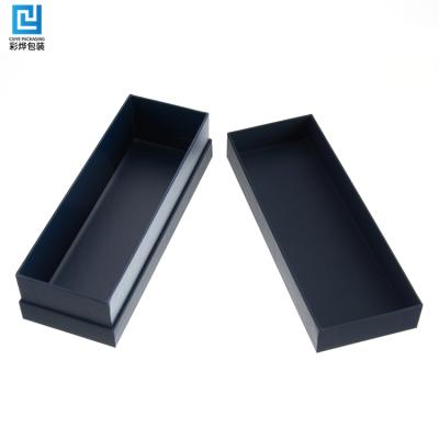 China Recycled Materials Wholesale Custom Logo Bottle Mug Box Black Lid Cover Box Luxury Gift Wine Packaging Box for sale