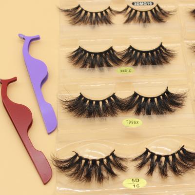 China Long New Popular Eyelash Natural Mink Lashes 3d Mink Eyelashes Good Quality 3d Mink Vendor for sale