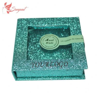 China Recyclable Eyelash Box Packaging Custom Private Label Eyelash Boxes Logo Design Custom Eyelash Packaging Box for sale