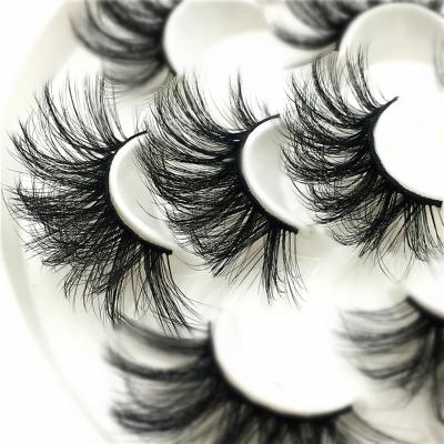 China Long 2019 New Natural Stretching Eyelashes Mink Lash Tray Strip Mink Lashes Extensions 1.5mm Different Volume for sale