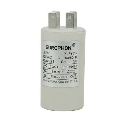 China air conditioner cbb60 70uf 450vac 500vac capacitor 250v 120uf for sale