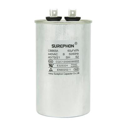 China High quality air conditioner cbb65 capacitor for air conditioner for sale