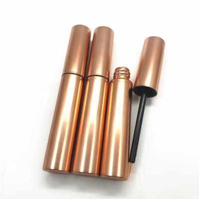 China Wholesale cosmetic 10ml rose gold eyeliner tube plastic bottle for cosmetic container for sale