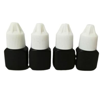 China Wholesale Cosmetic Plastic Material Empty Black White Colors Bottle Glue Glue Bottle For Eyelash Extension for sale