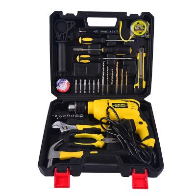 China 220V Lithium Power Screw Drivers Cordless Drill Kit Household Multifunctional Impact Drill Electric Screwdriver Set 13mm for sale