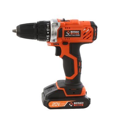 China 1350RPM Speed ​​IMPACT 2 Cordless Power Screwdriver 20v 2000MAH Li-ion Cordless Power Drill for sale