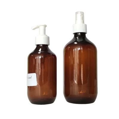 China Pump Spray Bottle PET Shampoo Bottle / Hand Wash Bottles Pump / Empty Plastic Spray Bottles 500ml Plastic Bottle With Pump for sale