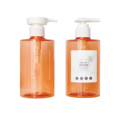 China Amber Green Cosmetic Bottle Shampoo 100ml 120ml 250ml 300ml 500ml Custom Eco-friendly PET Plastic Bottle With Lotion Pump for sale