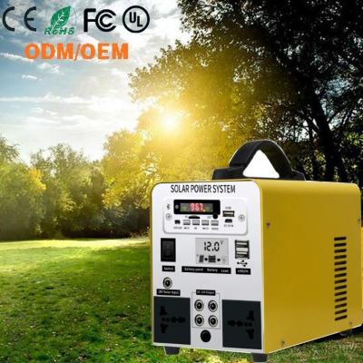 China Cordless Charging Set 200W Solar Panel System Backup Power Backup Solar Panel Generator Potable Lithium Battery for sale