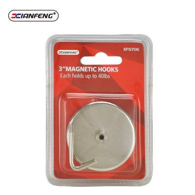 China Hand Magnetic Hooks Strong Magnet Hooks for Office and Home Garage XIANFENG Kitchen Cruise Workplace for sale