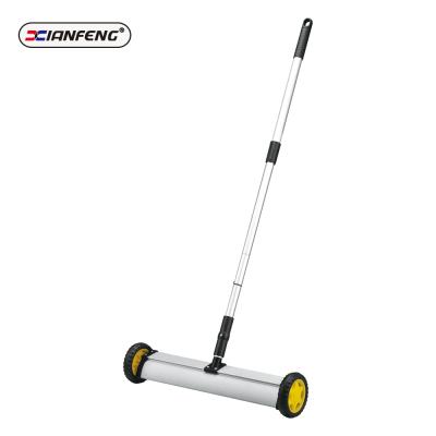 China MAGNETIC hand pick-up SWEEPER WITH WHEELS adjustable handle and floor magnet clearance XF5077 XIANFENG magnetic tool holder for sale