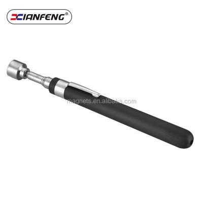 China Pickup Telescoping Magnet Stick 2/5/8Lb Telescoping Magnetic Character Tool Searching Tools With Clip XIANFENG for sale