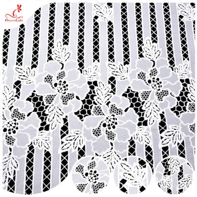 China Embroidery African Lace Fabric For Party & Wedding Nigerian Lace Fabric Milk Silk Lace Fabric for sale