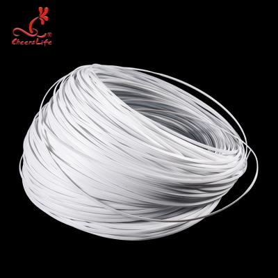 China 3mm Nasen-Stange elastisches Earloop-Schnur PET + galvanisiertes Singal-Draht-langlebiges Gut zu verkaufen