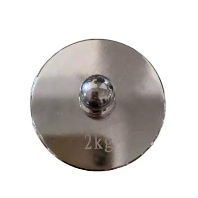 China Wholesale High Quality Standard Steel M2-2kg OIML Class 2KG Chrome Plating Calibration Weights m2 for sale