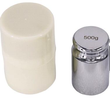 China 500g Unified Weights For Calibration Weighing Equipment Steel Chrome Plated Wholesale Calibration Weight 500g for sale