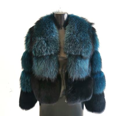 China 2021 Latest Design Women Winter Jacket Raccoon Fur Coat Breathable Fur Jacket Plus Size Fur Coats for sale