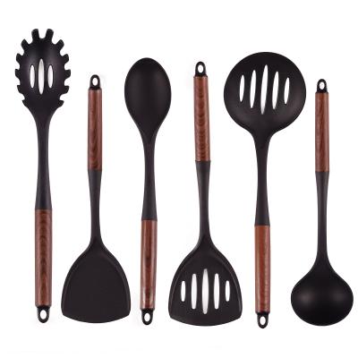 China 7 Pcs Multifunctional Heat Resistant Nylon Kitchenware Handle Viable High Quality Kitchen Cookware Stainless Steel Cookware Tool Kit for sale