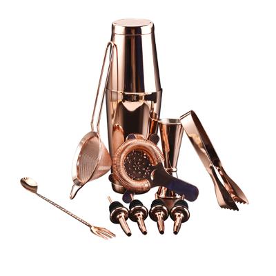 China Factory Outlet Stainless Steel Sustainable Bartender Tool Kit Tools For Bar for sale