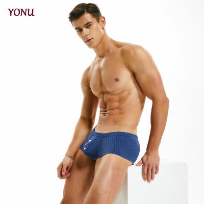 China Wholesale Fashion Comfortable Mid Waist Plaid Men's Boxer Breathable Boxer Shorts Wholesale for sale